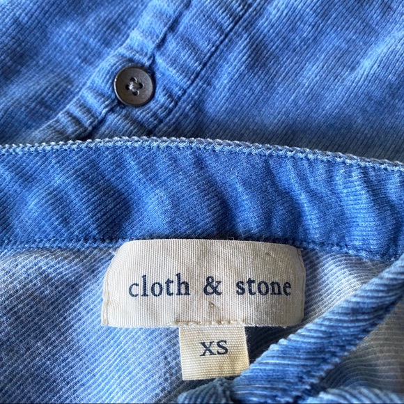 Cloth & Stone 🍁| Ombré Button Back Bell-sleeve Corduroy Blouse. - Picture 5 of 10